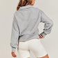 Half Zip Up Collared Sweatshirts