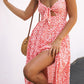 Cutout Smocked Sweetheart Neck Cami Dress