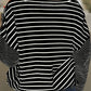 Striped Round Neck Dropped Shoulder Top