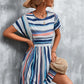 Striped Round Neck Dress