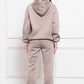 Drop Shoulder Long Sleeve Hoodie and Pants Set