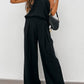 Spaghetti Strap Cami and Wide Leg Pants Set