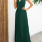 Surplice Neck Sleeveless Maxi Dress