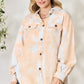 BiBi Tie Dye Button Down Long Sleeve Shirt