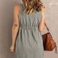 Sleeveless Button Down Mini Magic Dress