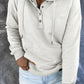 Dropped Shoulder Long Sleeve Hoodie with Pocket