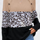 Leopard Round Neck Long Sleeve Top