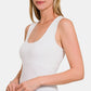 Zenana Cropped Padded Seamless Tank