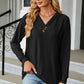 V-Neck Long Sleeve T-Shirt