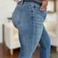 Judy Blue Full Size Mid-Rise Waist Straight Jeans