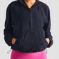 Half-Zip Hooded Sports Top