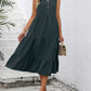 V-Neck Sleeveless Tiered Dress