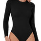 Round Neck Long Sleeve Bodysuit