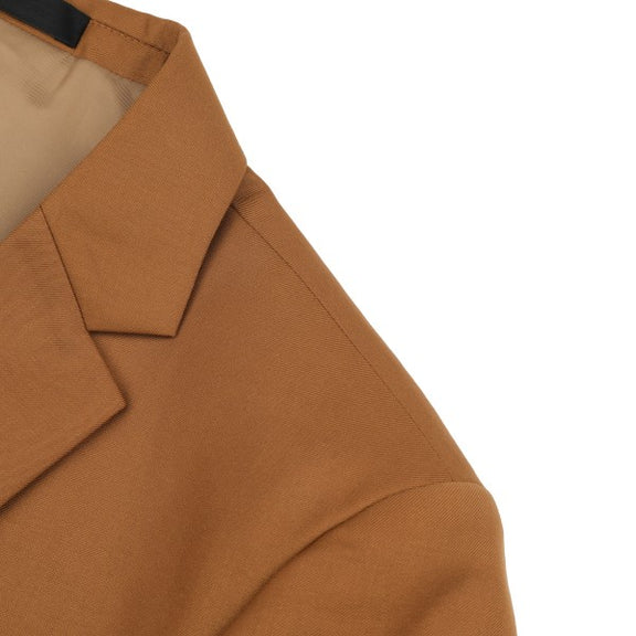Mens Solid Color Single Vent 1 Button Blazer