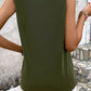 Cutout Round Neck Tank