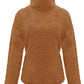 Fuzzy Turtleneck Long Sleeve Sweatshirt