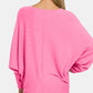 Zenana Ribbed Round Neck Long Sleeve Top