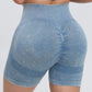 Washed High Waist Active Shorts