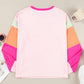 Football Round Neck Long Sleeve Top