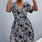 Printed Button down Pocketed Dress