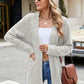 Open Front Long Sleeve Cardigan