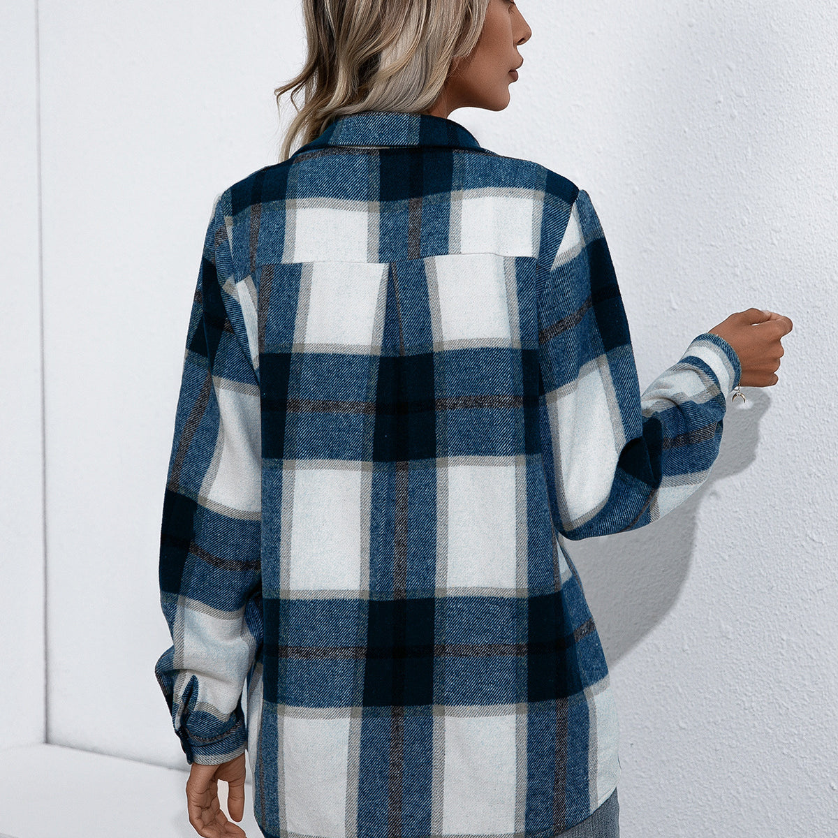 Ivy Lane Plaid Button Up Flannel Shirt