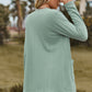 Open Front Long Sleeve Cardigan