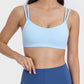 Scoop Neck Double Strap Active Cami