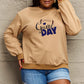 Simply Love Full Size Drop Shoulder Graphic Sweatshirt