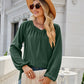 V-Neck Long Sleeve Blouse