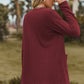 Open Front Long Sleeve Cardigan