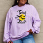 Simply Love Full Size TRICK OR TREAT Graphic Sweatshirt