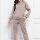 Drop Shoulder Long Sleeve Hoodie and Pants Set