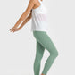 High Waist Ankle-Length Yoga Leggings