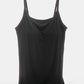 Scoop Neck Adjustable Strap Cami