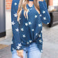 Cutout Round Neck Long Sleeve T-Shirt