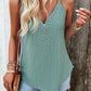 Devine Eyelet V-Neck Double Strap Cami