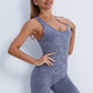 Crisscross Wide Strap Active Romper