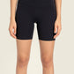 Seamless High-Rise Wide Waistband Biker Shorts