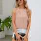 Sequin Grecian Neck Tank