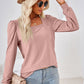 Square Neck Puff Sleeve Blouse