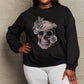 Simply Love Simply Love Full Size Dropped Shoulder SKULL Graphic Sweatshirt