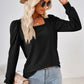 Square Neck Puff Sleeve Blouse