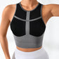 Color Block Round Neck Active Tank