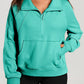 Half Zip Long Sleeve Sweatshirt