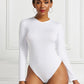 Round Neck Long Sleeve Bodysuit