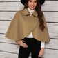 Collared Neck Cropped Cape