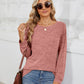 Round Neck Long Sleeve T-Shirt