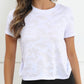 Ice Silk Mesh Round Neck Short Sleeve T-Shirt