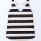 Striped V-Neck Tank